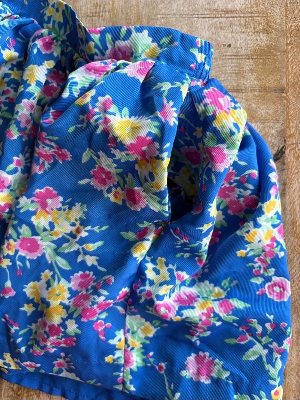 Ralph Lauren Blue Floral Skirt size 5